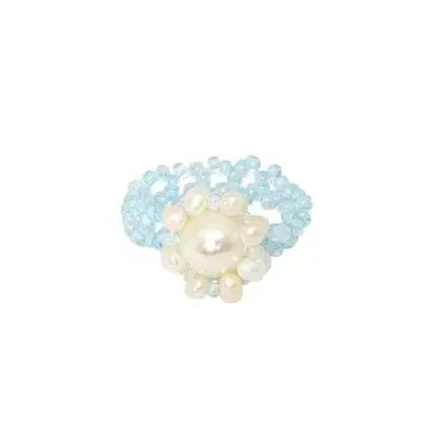 스윙셋 Ariel Beads Ring (sky blue) 반지 구합니다