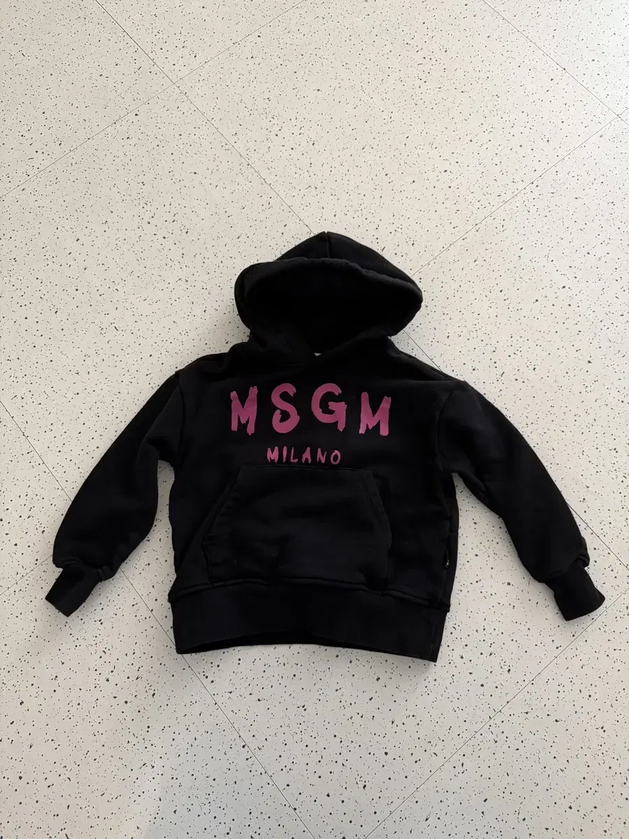 MSGM 키즈 기모 후드