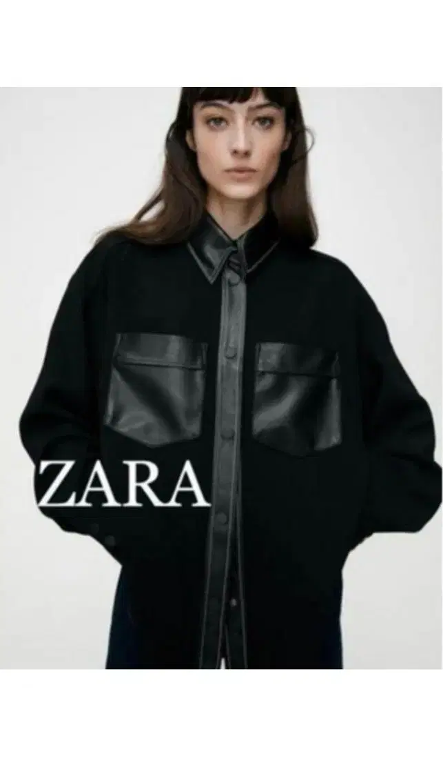 새상품) 자라 ZARA 블랙 셔츠 xs사이즈