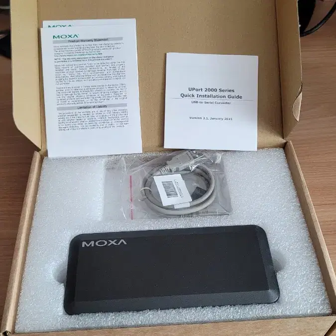 moxa uport 2410/4 usb to 232