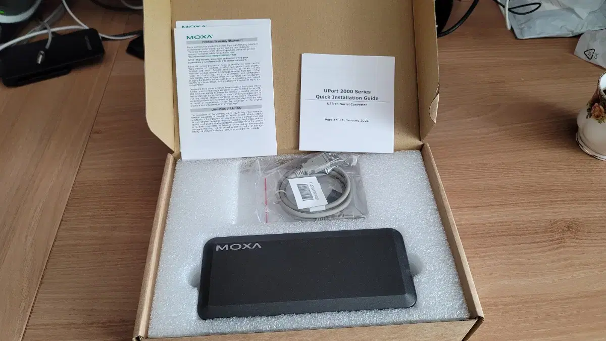 moxa uport 2410/4 usb to 232