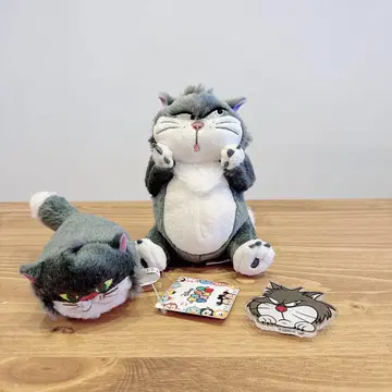 [ 미사용 새상품 ] 루시퍼 키링 봉제 인형 클립 고양이