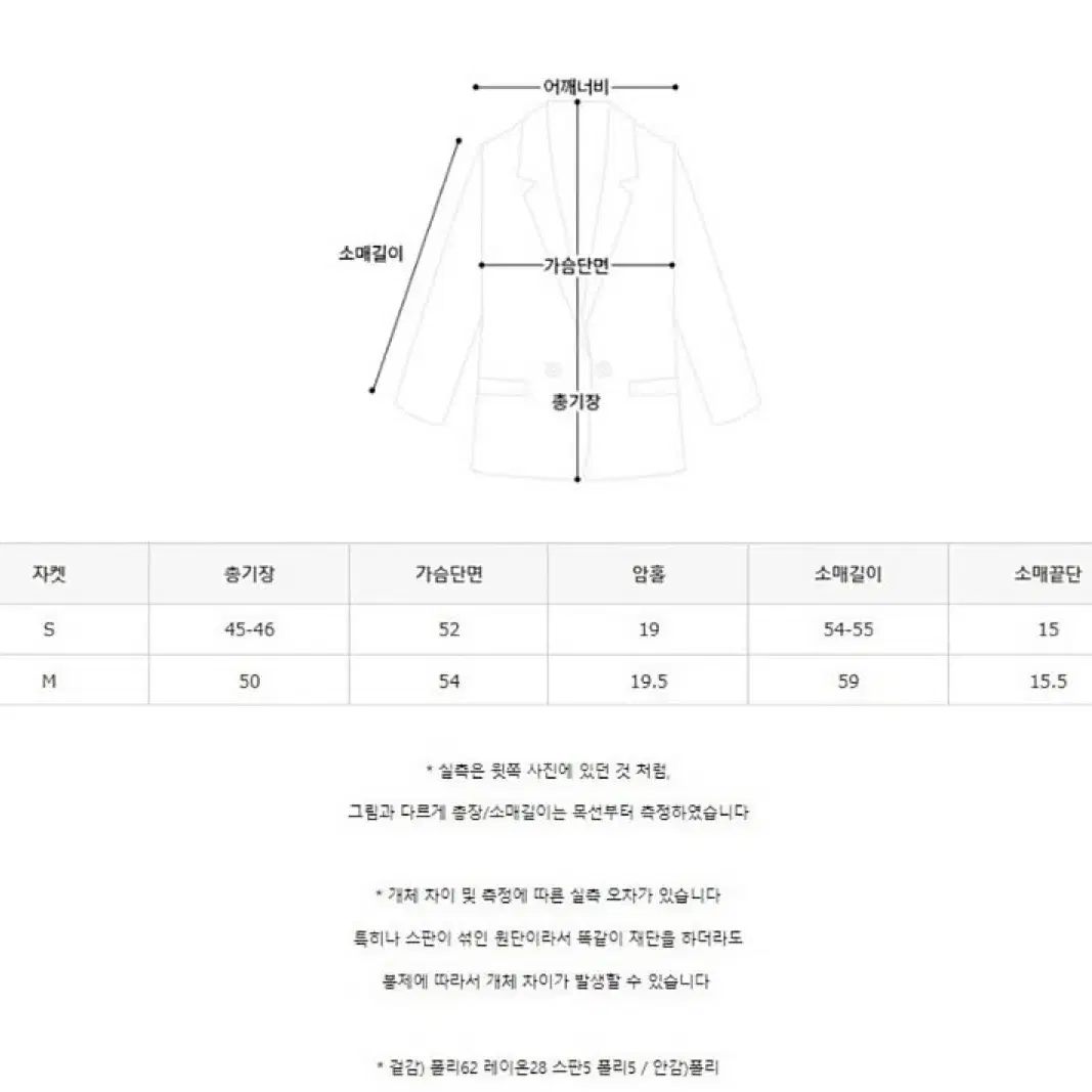 아이링마켓의 자체제작 시그니처 재킷