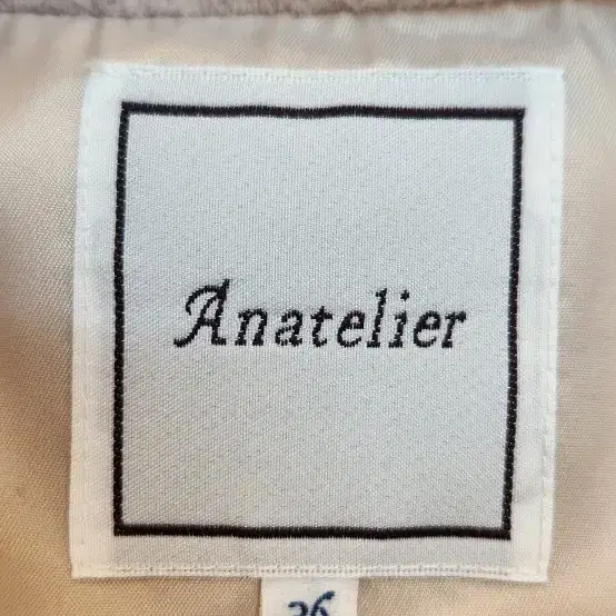 ANATELIER 양모+앙고라 판쵸 자켓