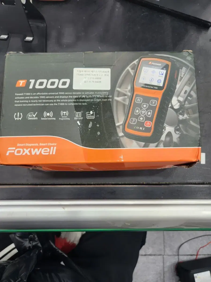 테스트기 호환 Foxwell-T1000 OBD2 TPMS 트리거 프로그램