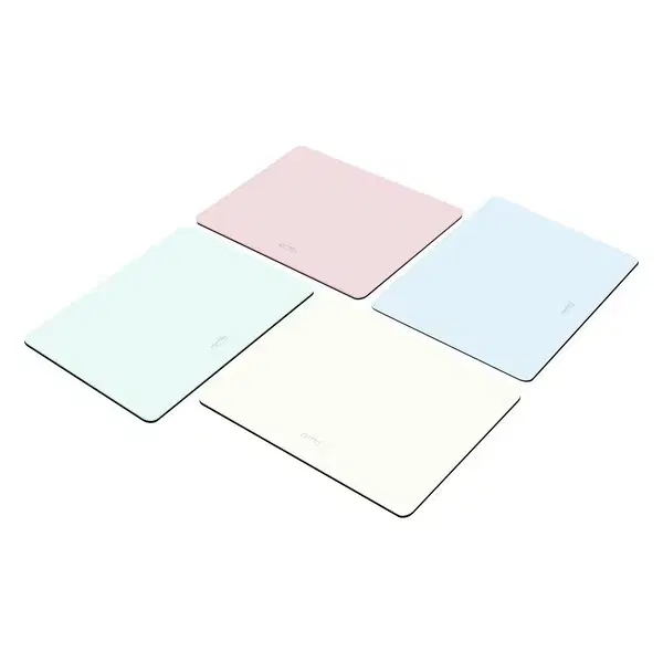 250x200x3.5mm 블루 생활방수 인조가죽 마우스패드