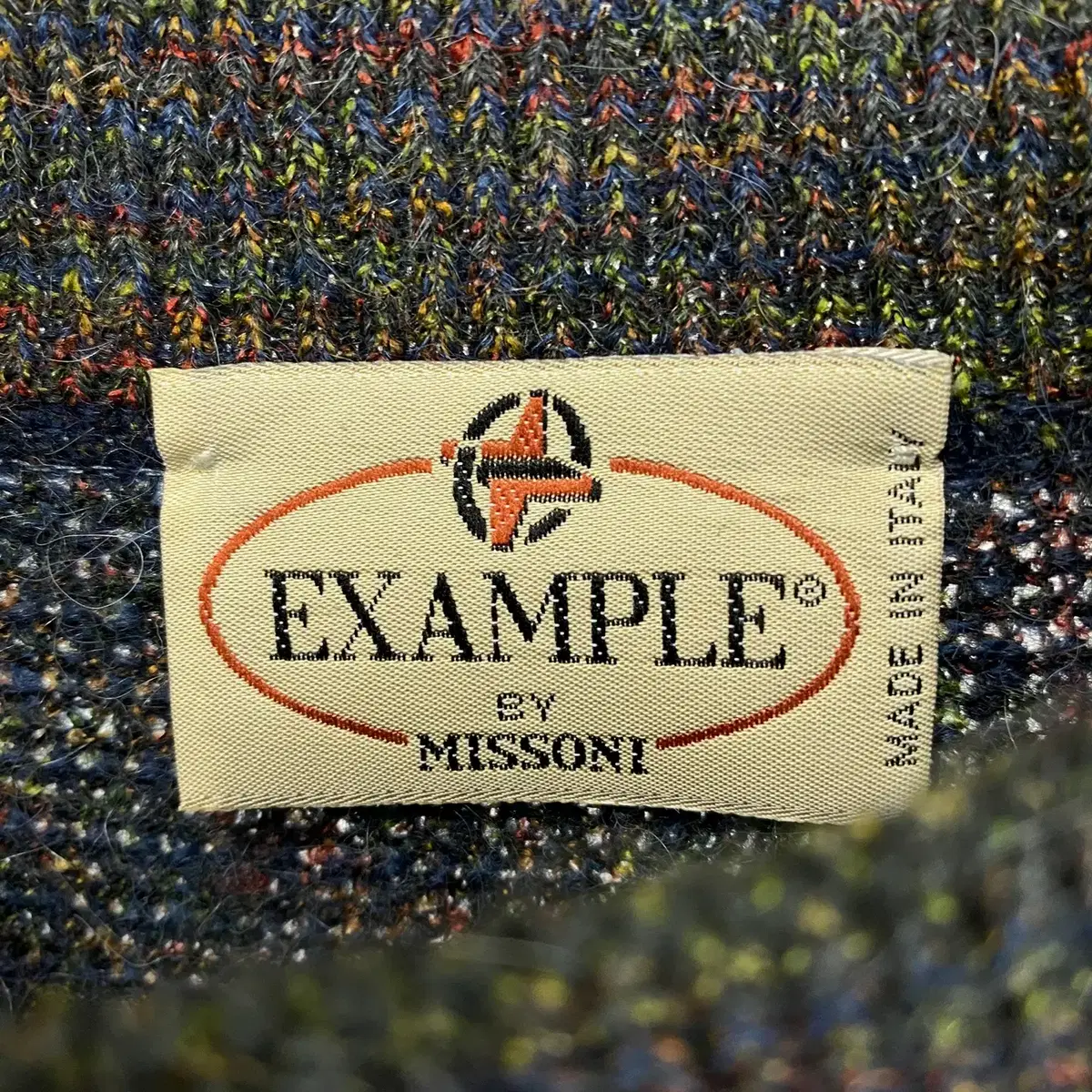 빈티지 example by MISSONI italy 멀티 컬러 니트