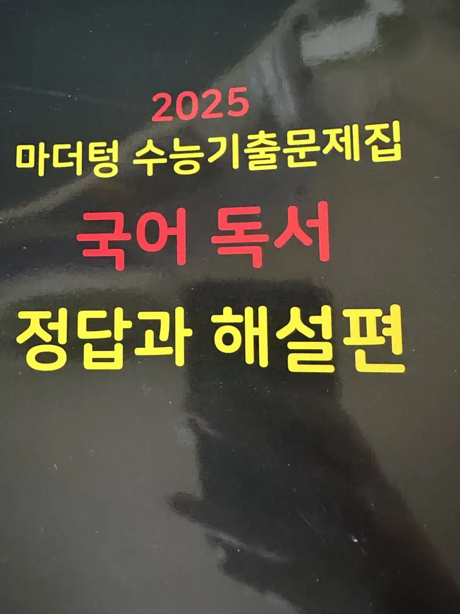 2025 마더텅 수능 국어 독서 해설 (검더텅)