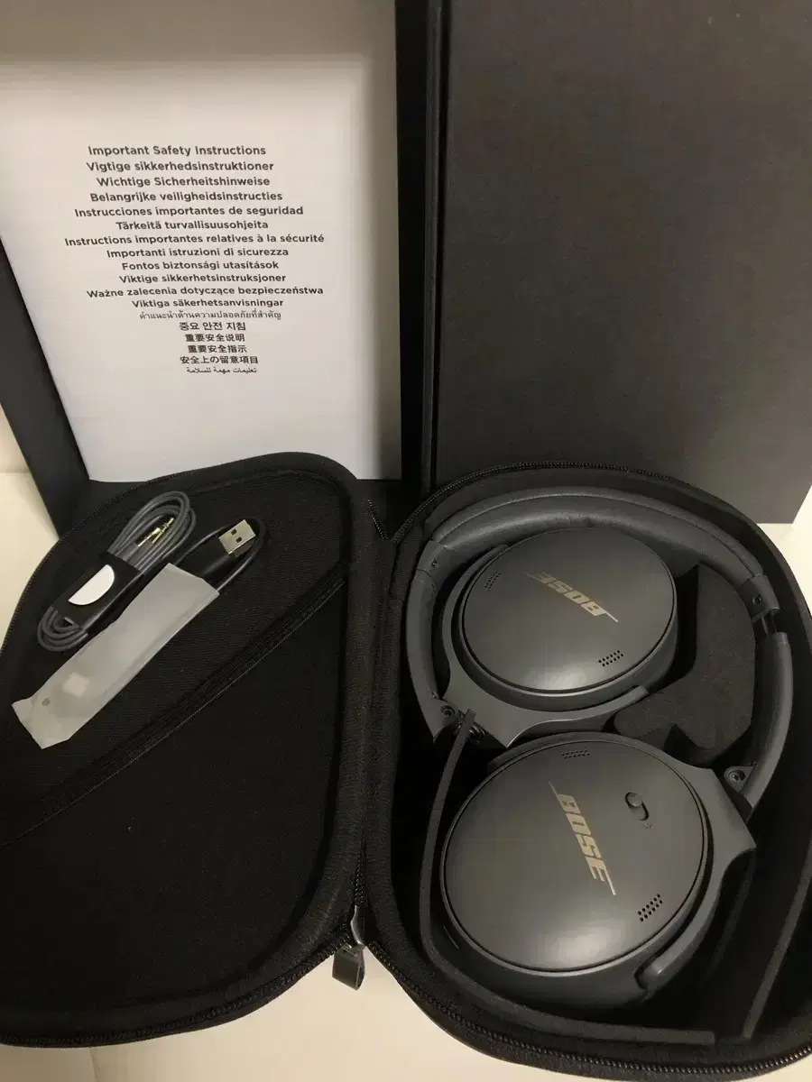 보스(BOSE) qc45 한정판 이클립스그레이