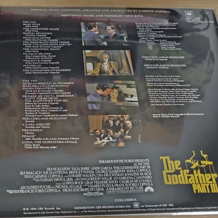 The Godfather Part3 - OST  (LP)