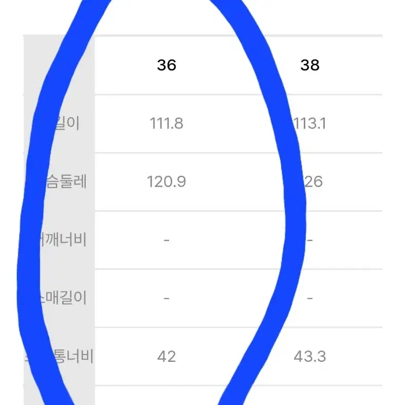 럭키슈에뜨 블루 코트 36