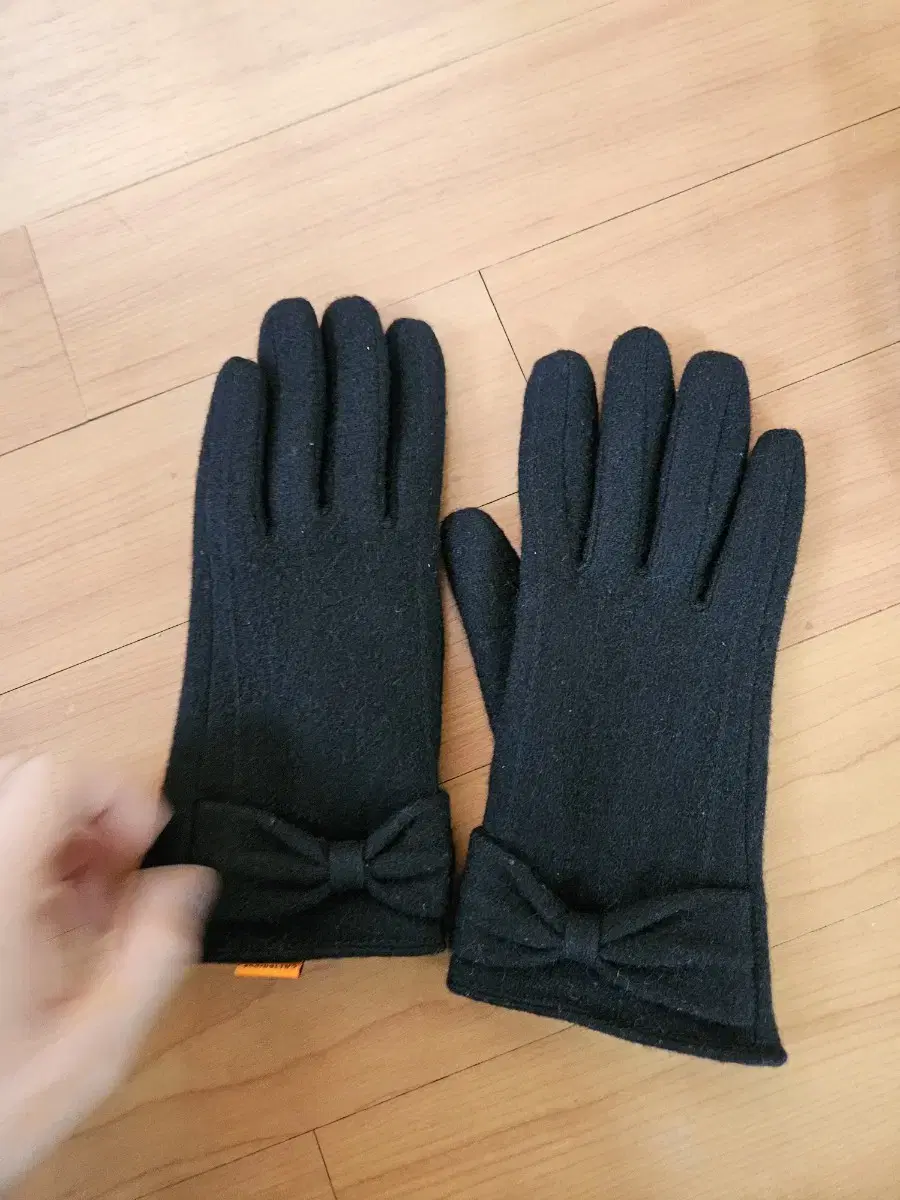 Felted Gloves Ribbon Gloves
