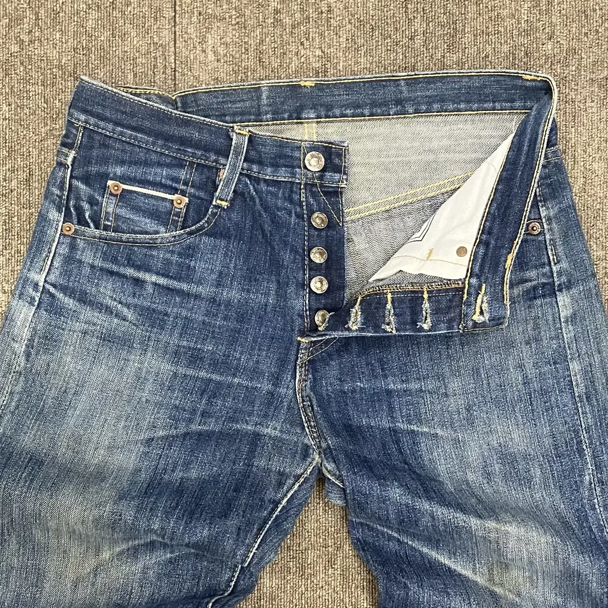 (32) 90s USA Levi's 리바이스 501 데님 팬츠