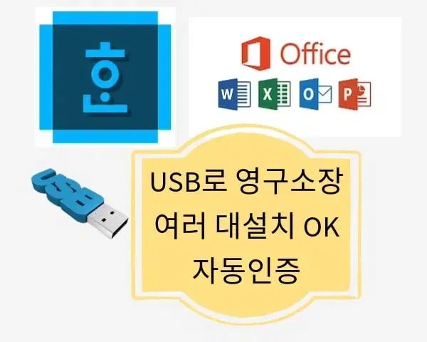 MS오피스/MSOFFICE USB로 영구설치