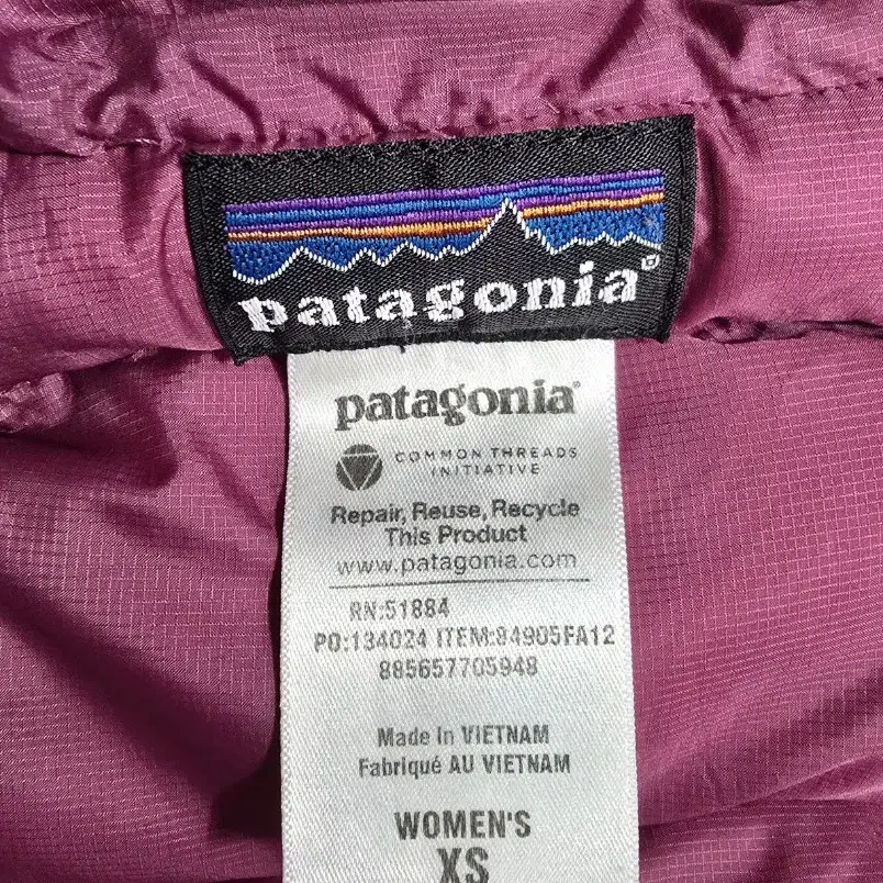 파타고니아 Patagonia 여성 퀄팅 구스다운 패딩