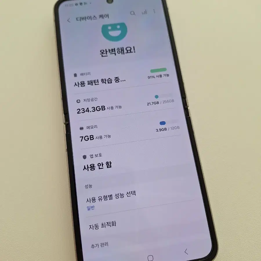 갤럭시Z플립6 256GB 자급제 실버