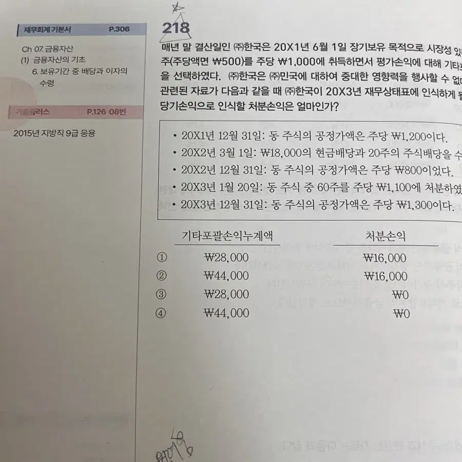 오정화 회계학 1000제