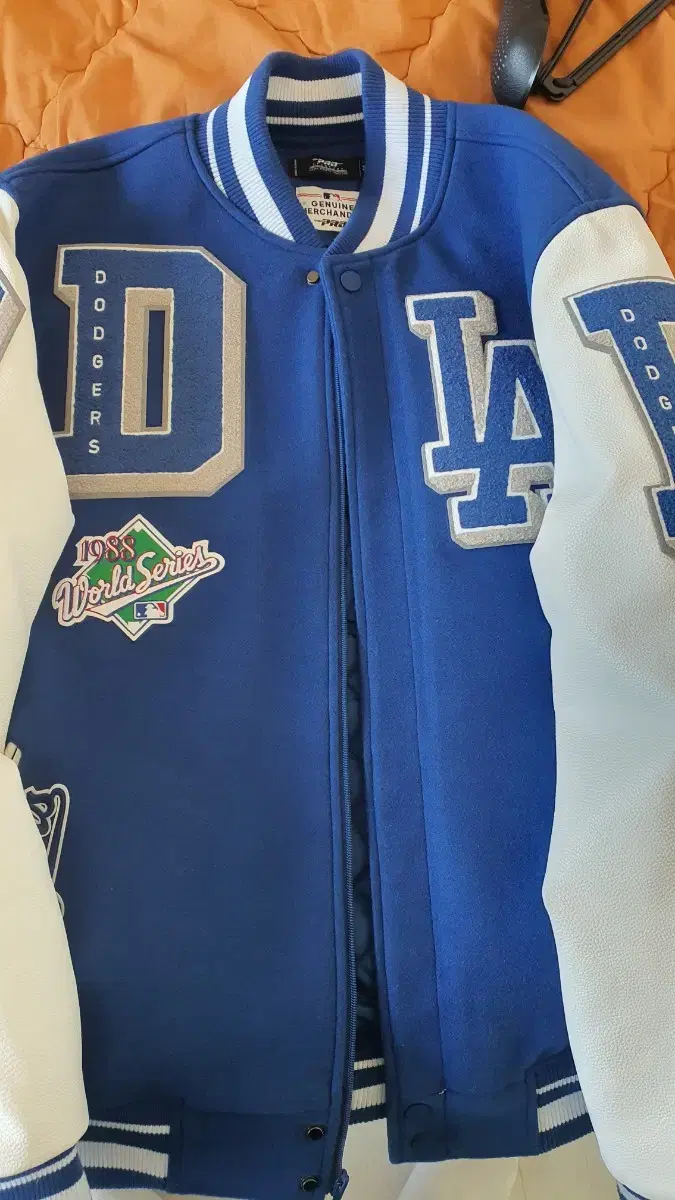 Pro Standard LA Dodgers Varsity Jacket 3XL Tackless New