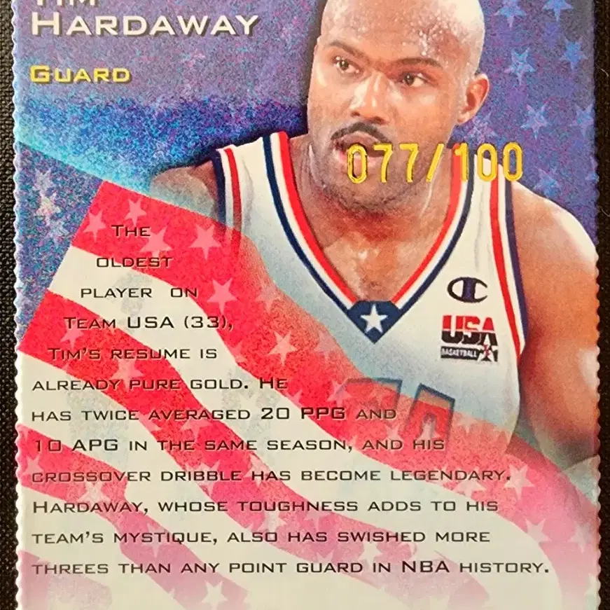 2000 Topps Finest Tim Hardaway /100 레어템