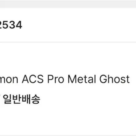 살로몬 ACS 프로 메탈 고스트 285 (24년 7월 구매)