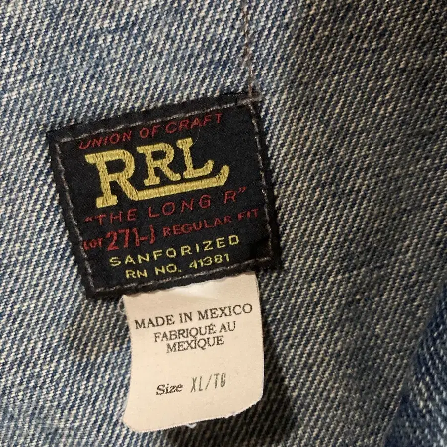 [XL]RRL Lot271  데님자켓