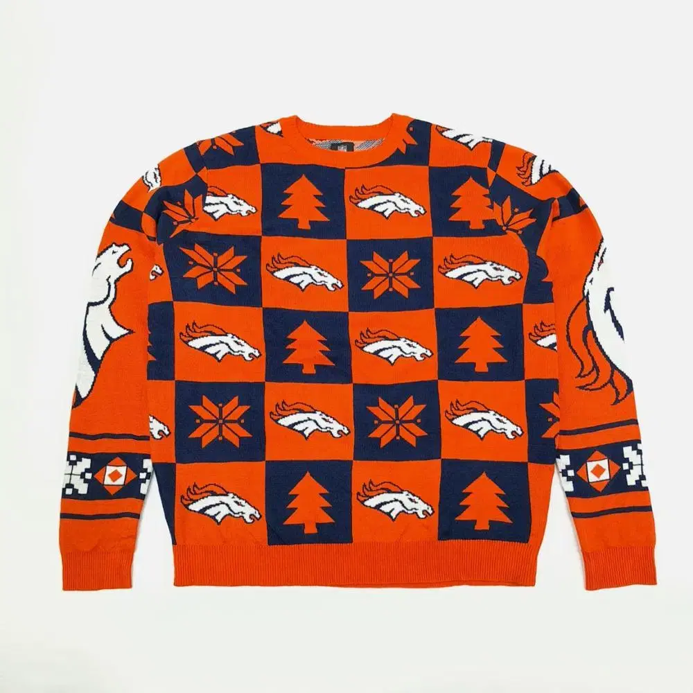 (CS592)XL NFL Denver Broncos 니트 스웨터knit