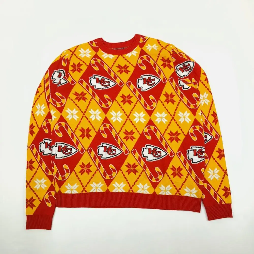 (CS593)2XL NFL 캔자스 시티 니트 스웨터knit