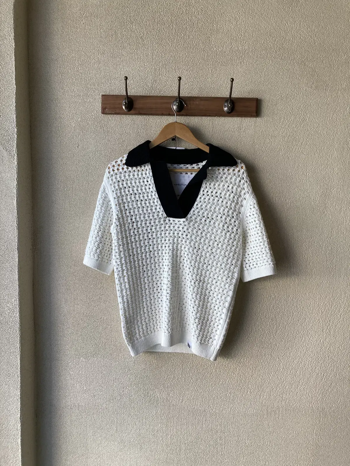 Push Button Half Knit