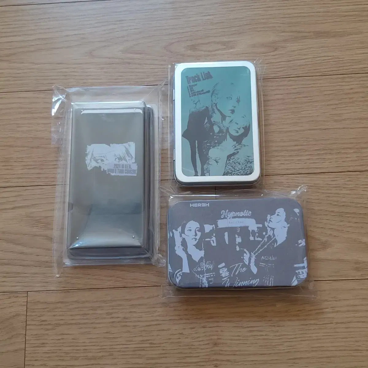 IU concert md tin cases, kard wallets in bulk