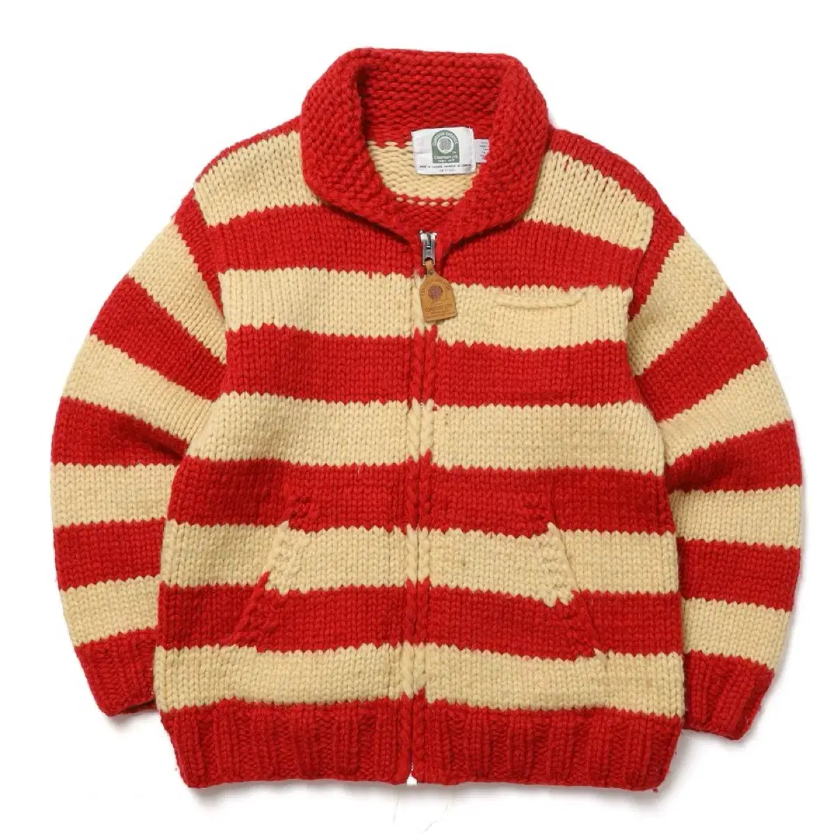 Canadian Cowichan Cardigan