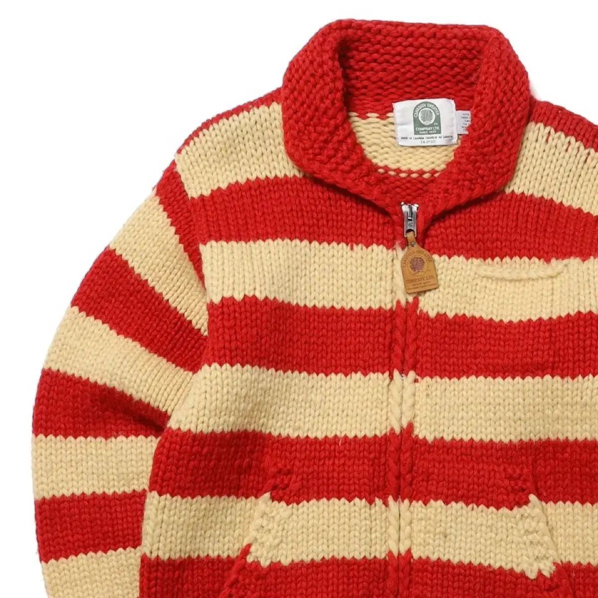 Canadian Cowichan Cardigan