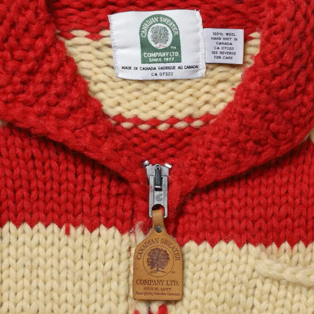 Canadian Cowichan Cardigan