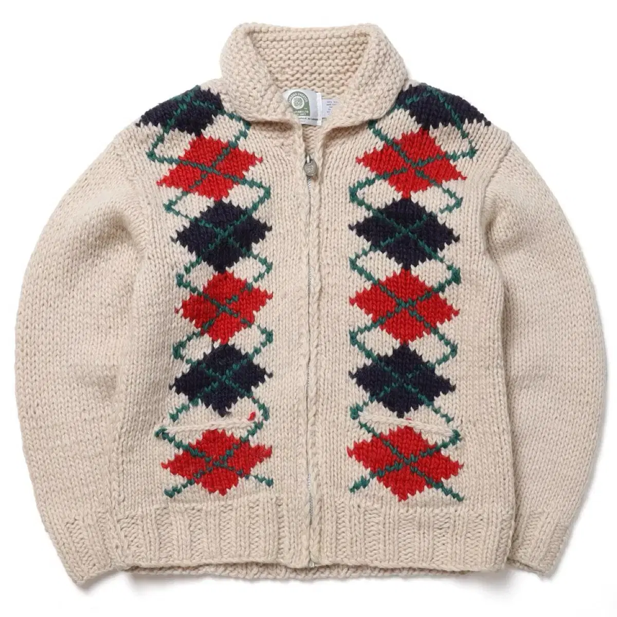 Canadian Cowichan Cardigan