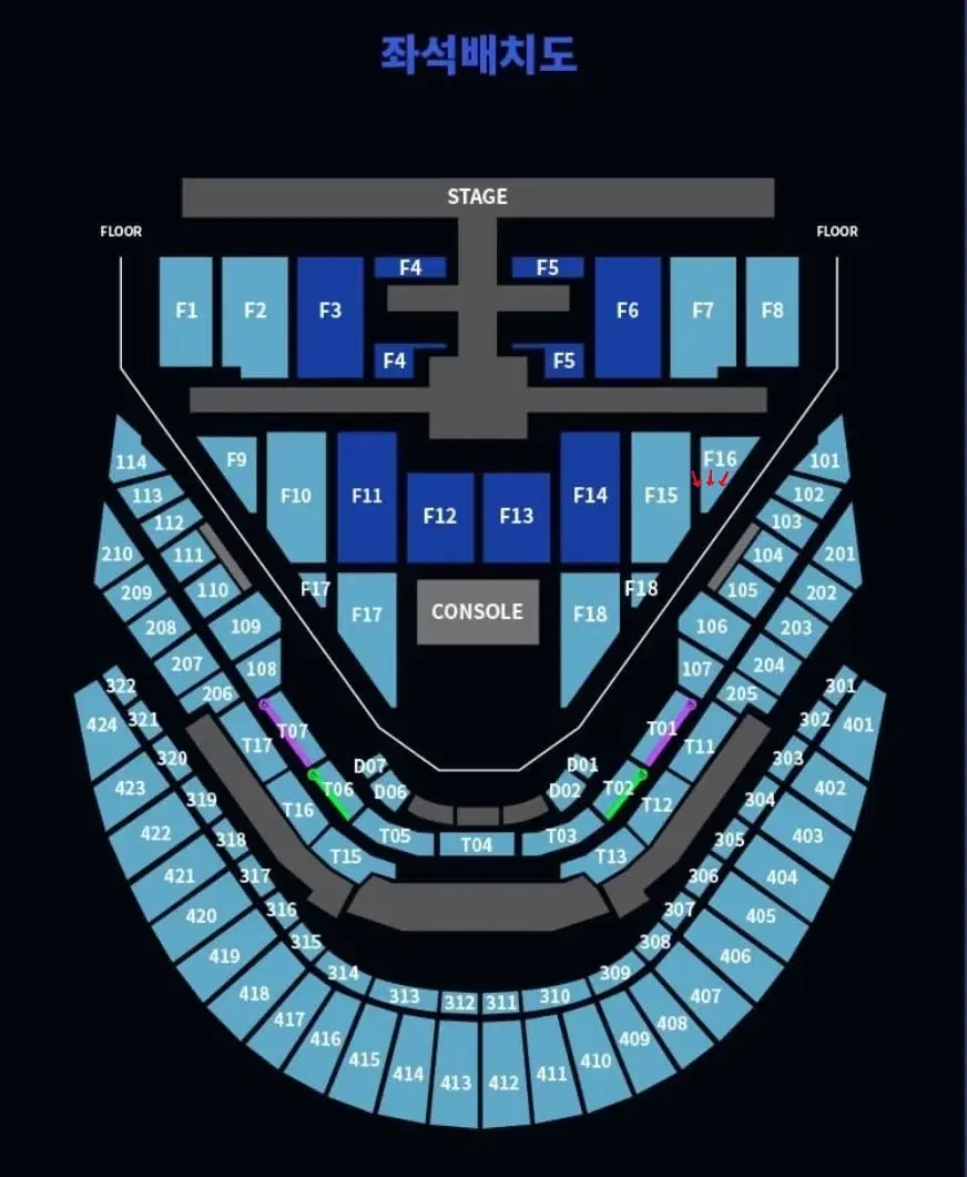 nct 127 엔시티 콘서트 첫콘 플로어 F16구역 10열 왼블 양도