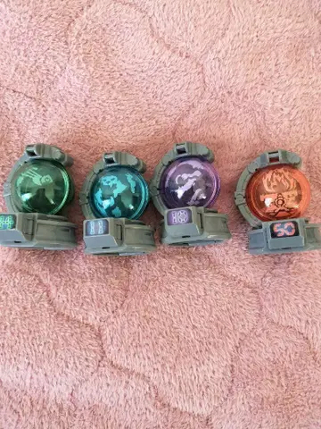 우주전대 큐어 레인저 큐타마 캡슐 토이 4종 세트