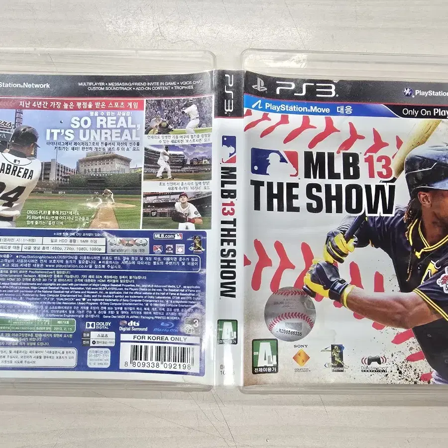 [PS3] 플스3 "MLB THE SHOW13 (더쇼13)" 판매합니다.