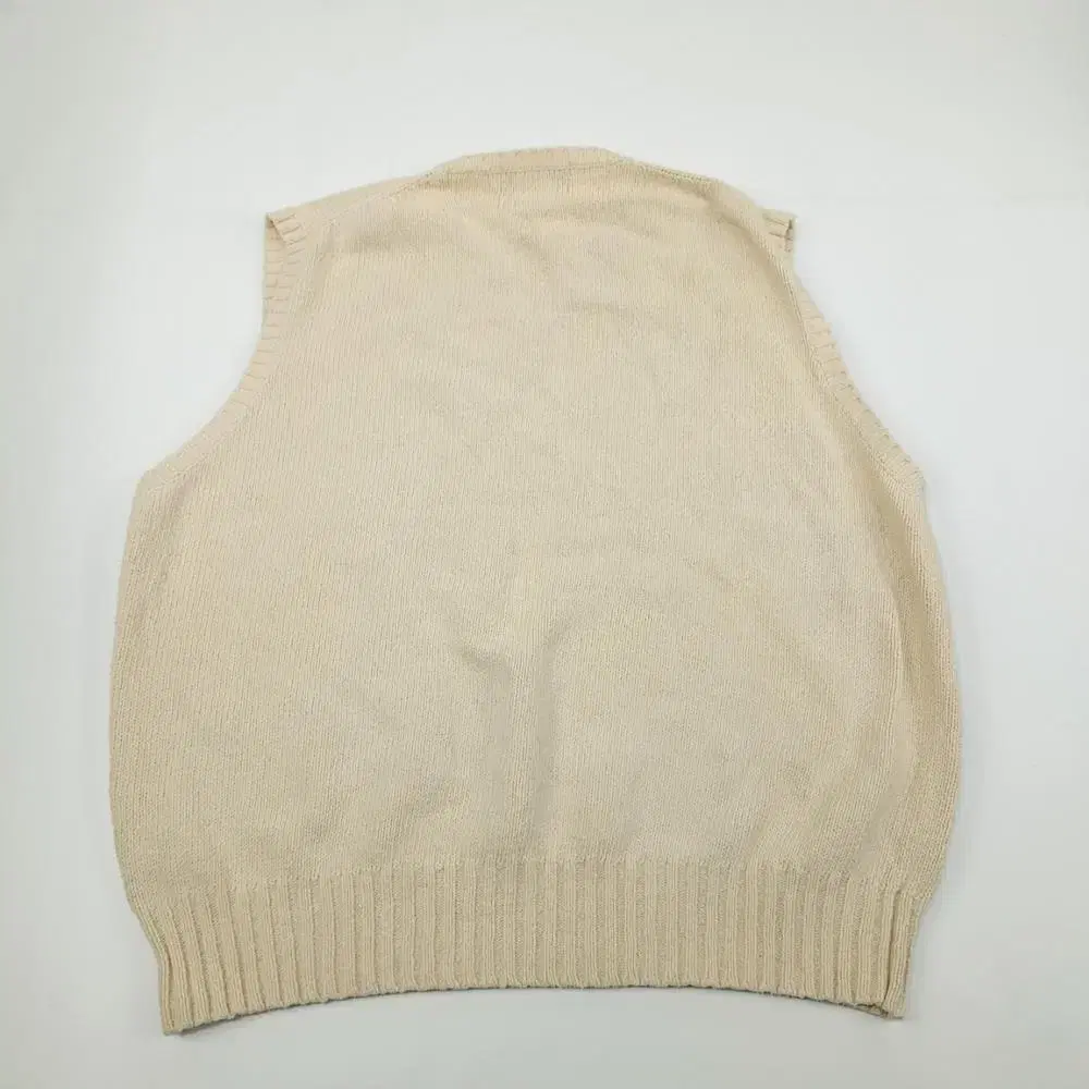 (CS614)XL 폴로 랄프로렌 아이보리 조끼 니트 베스트 knit