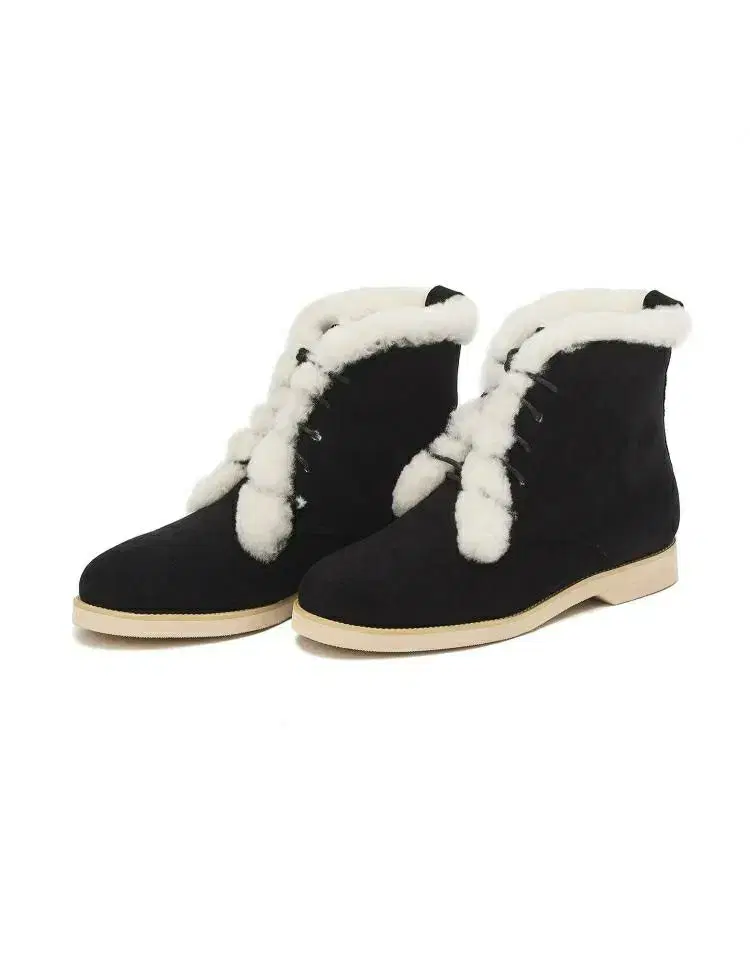 (New) LF Fashion Raum Genuine Fur Color Black Boots