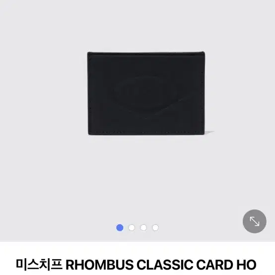 새상품) 미스치프 카드지갑 rhombus classic card