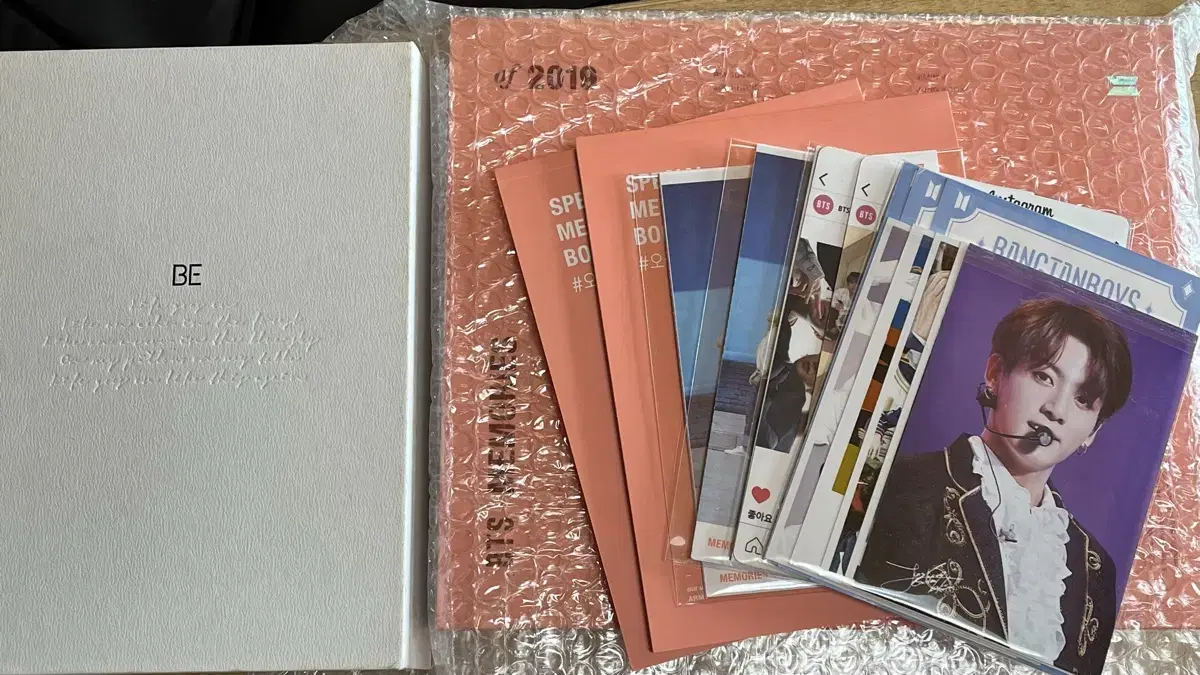 BTS 방탄소년단 2019 DVD+BE Deluxe 버전+비공굿 많이