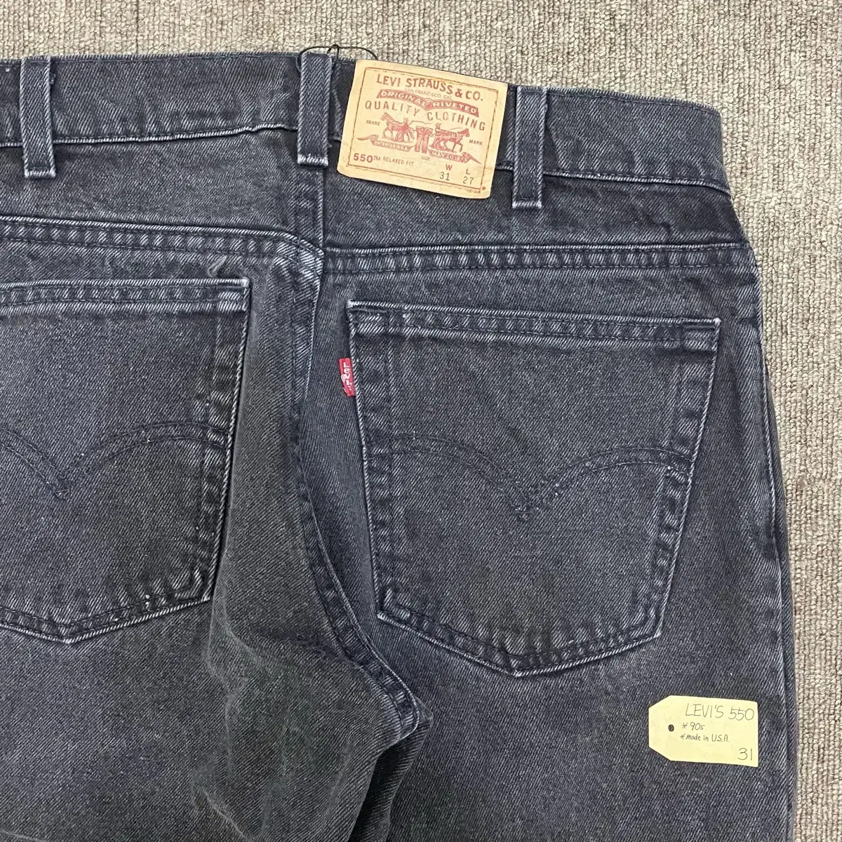 (31) 90s USA Levis 리바이스 550 데님 팬츠