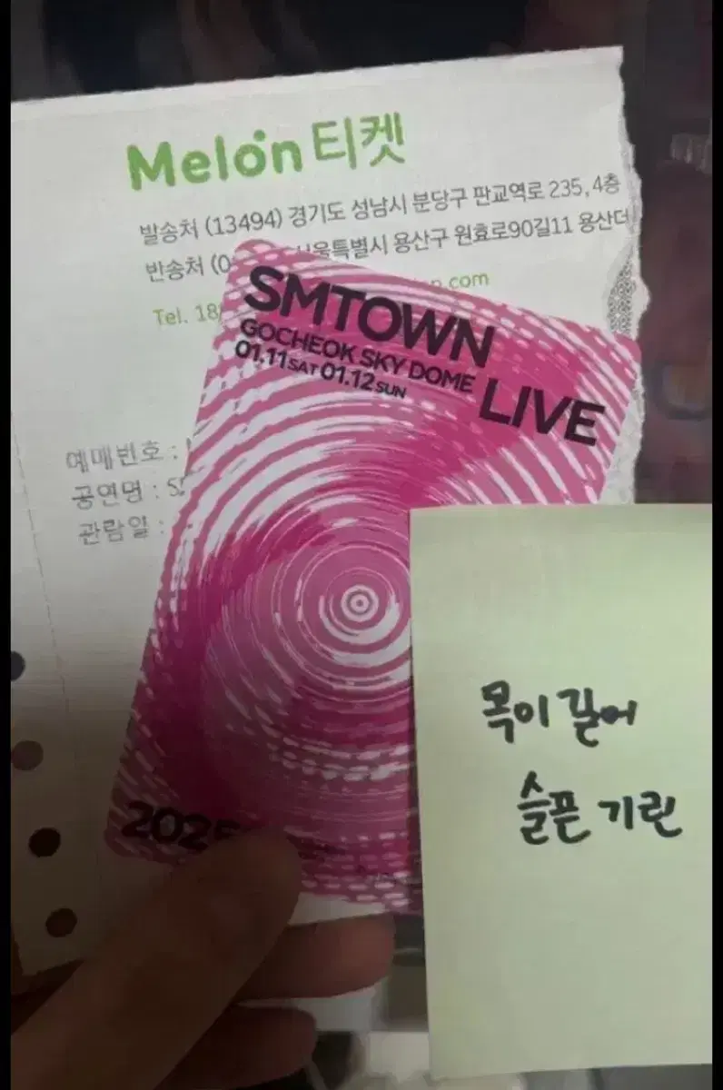 목이길어슬픈기린 슴콘 smtown콘서트