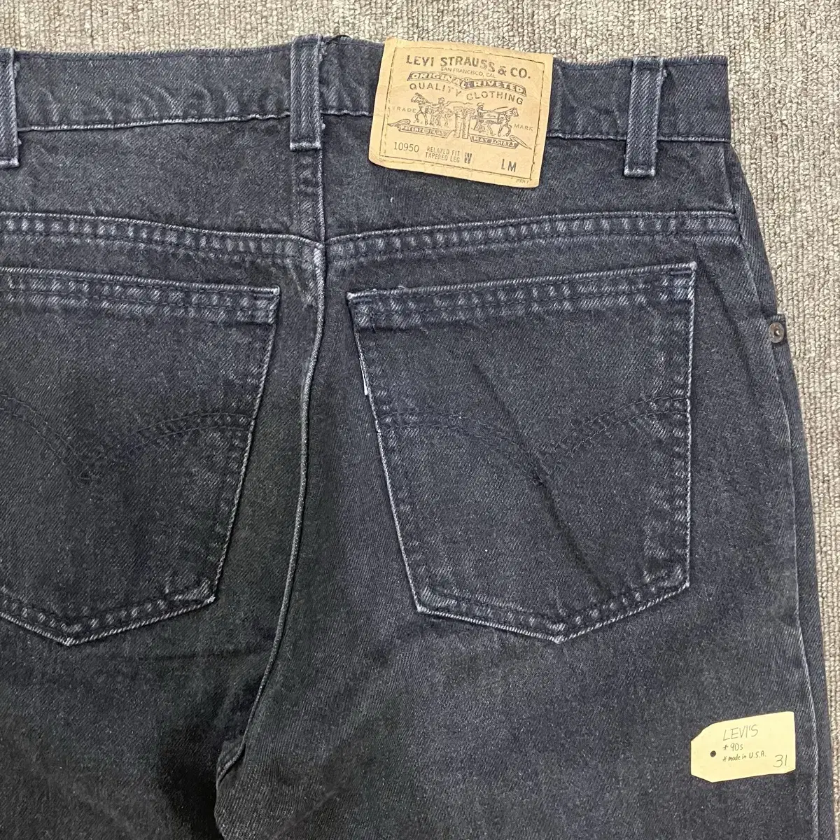 (31) 90s USA Levis 리바이스 551 데님 팬츠