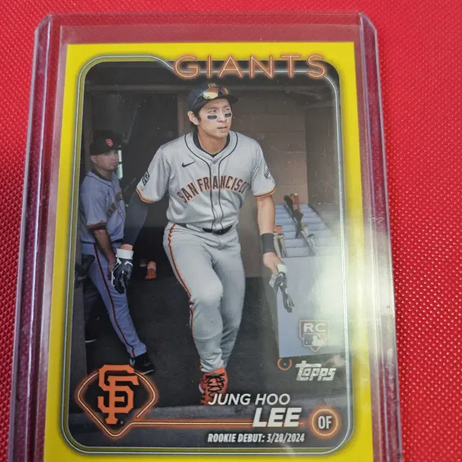 이정후 2024 Topps Yellow 루키 카드