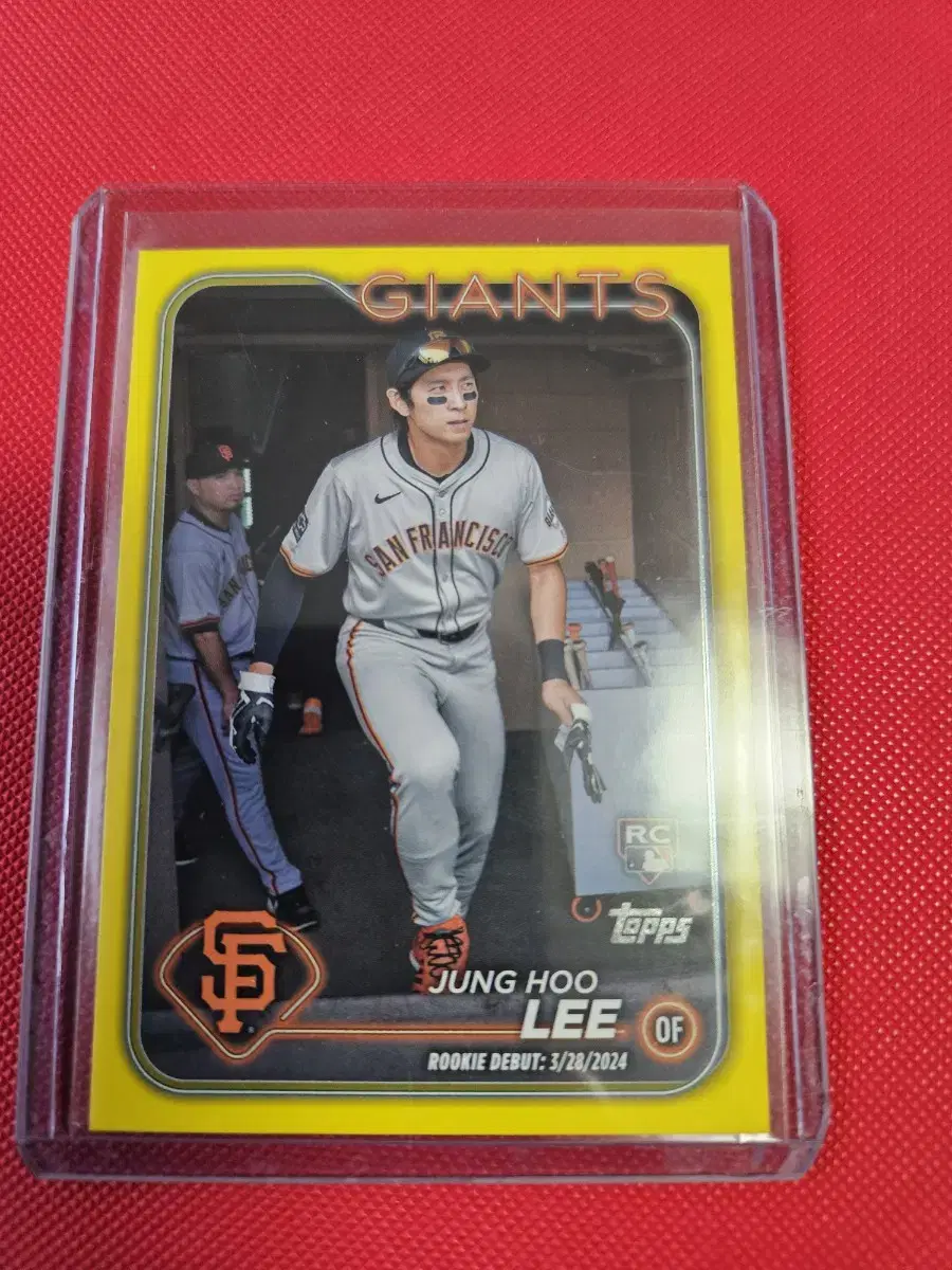 이정후 2024 Topps Yellow 루키 카드