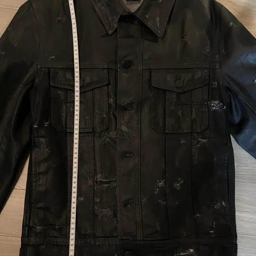 Dior Homme 04ss Strip Wax Jacket