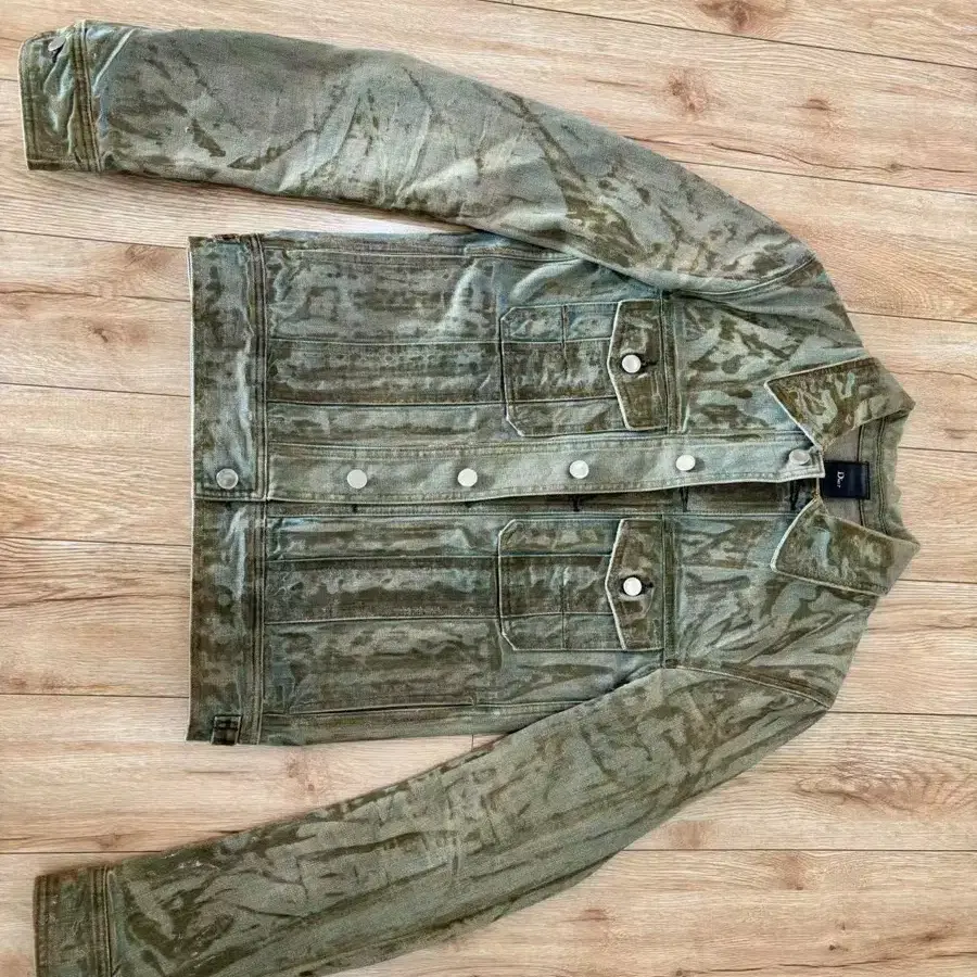 Dior homme 04ss strip ice waxed jacket