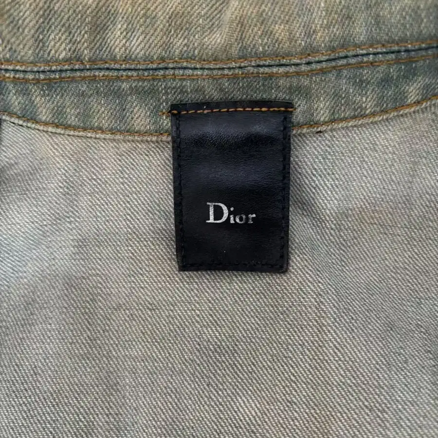 Dior homme 04ss strip ice waxed jacket