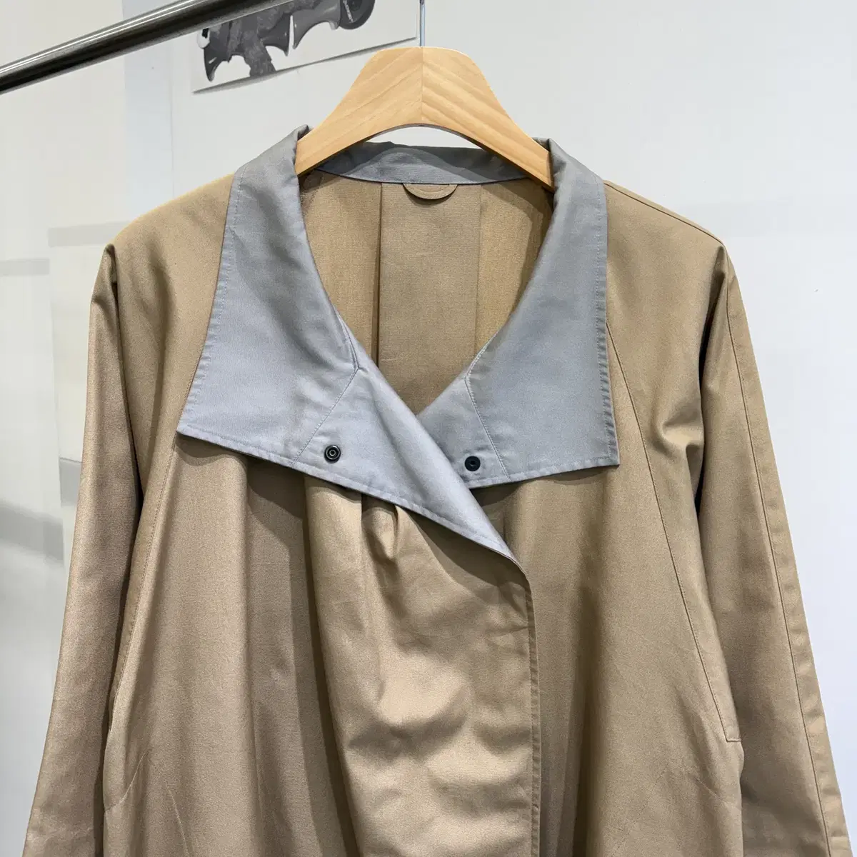 SANYO COAT 베이지 트렌치 코트