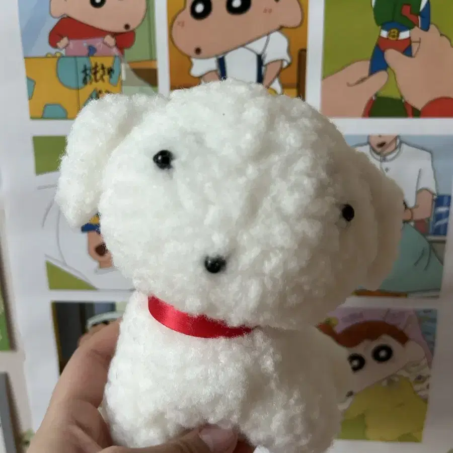 고전 흰둥이 인형